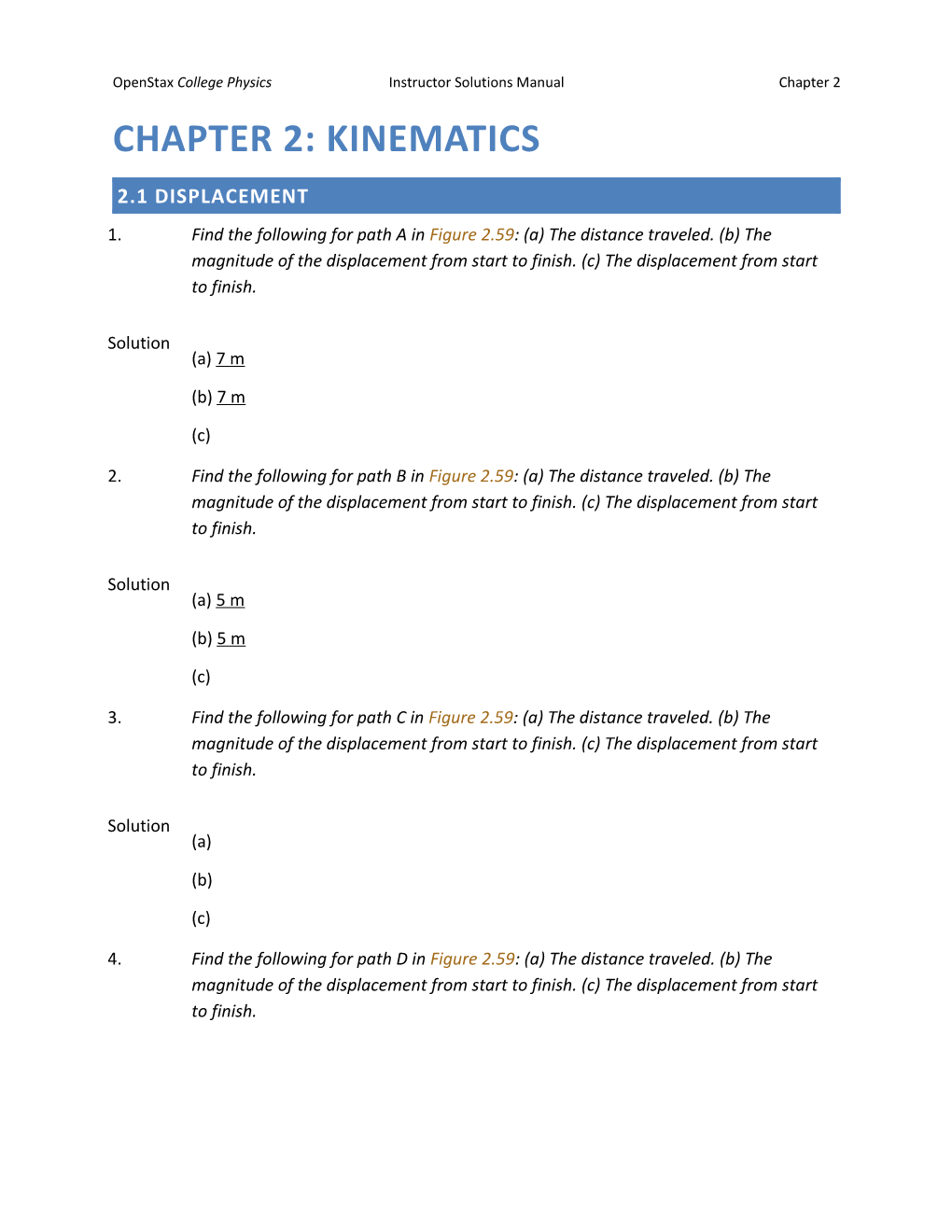 Openstax College Physicsinstructor Solutions Manualchapter 2