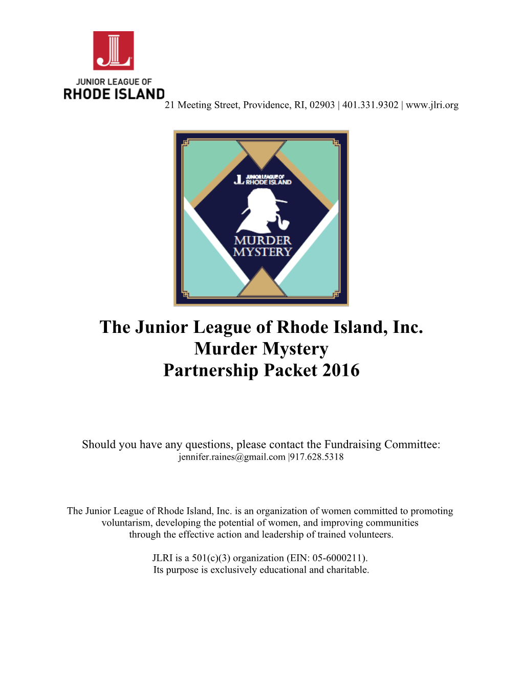 The Junior League of Rhode Island, Inc