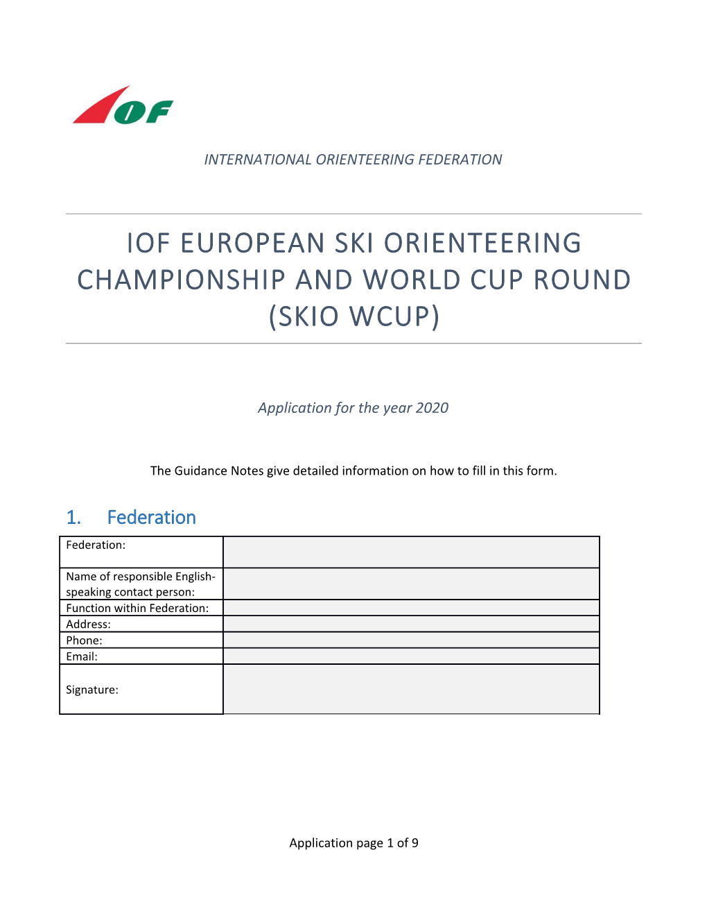 IOF European Ski ORIENTEERING Championship and WORLD CUP ROUND(SKIOWCUP)