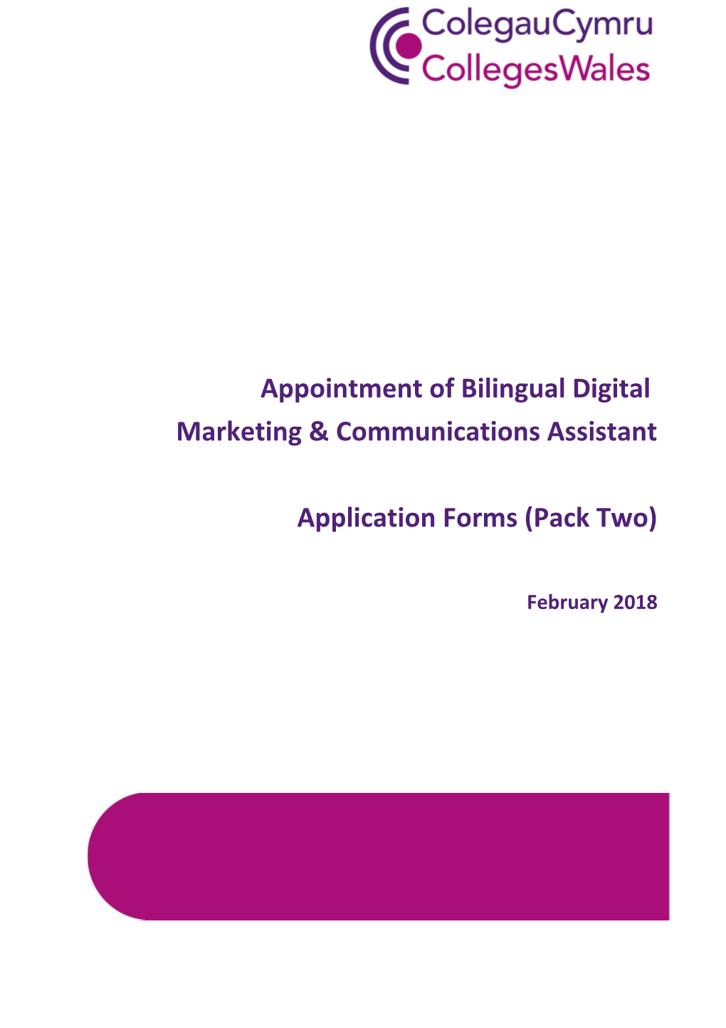 Appointment of Bilingual Digital