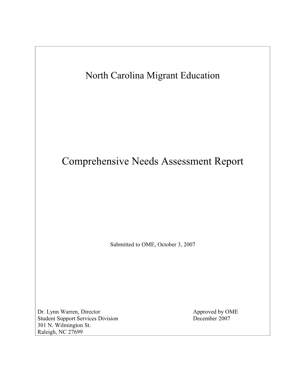 North Carolina Migrant Education