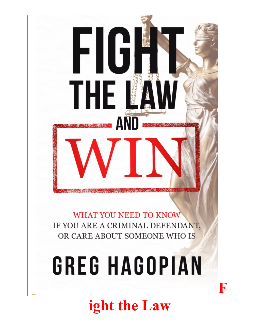 Fight the Law and Win Greg Hagopian