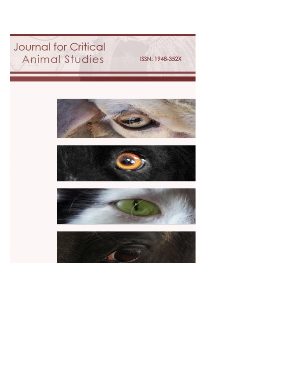 Journal for Critical Animal Studies Editorial Executive Board