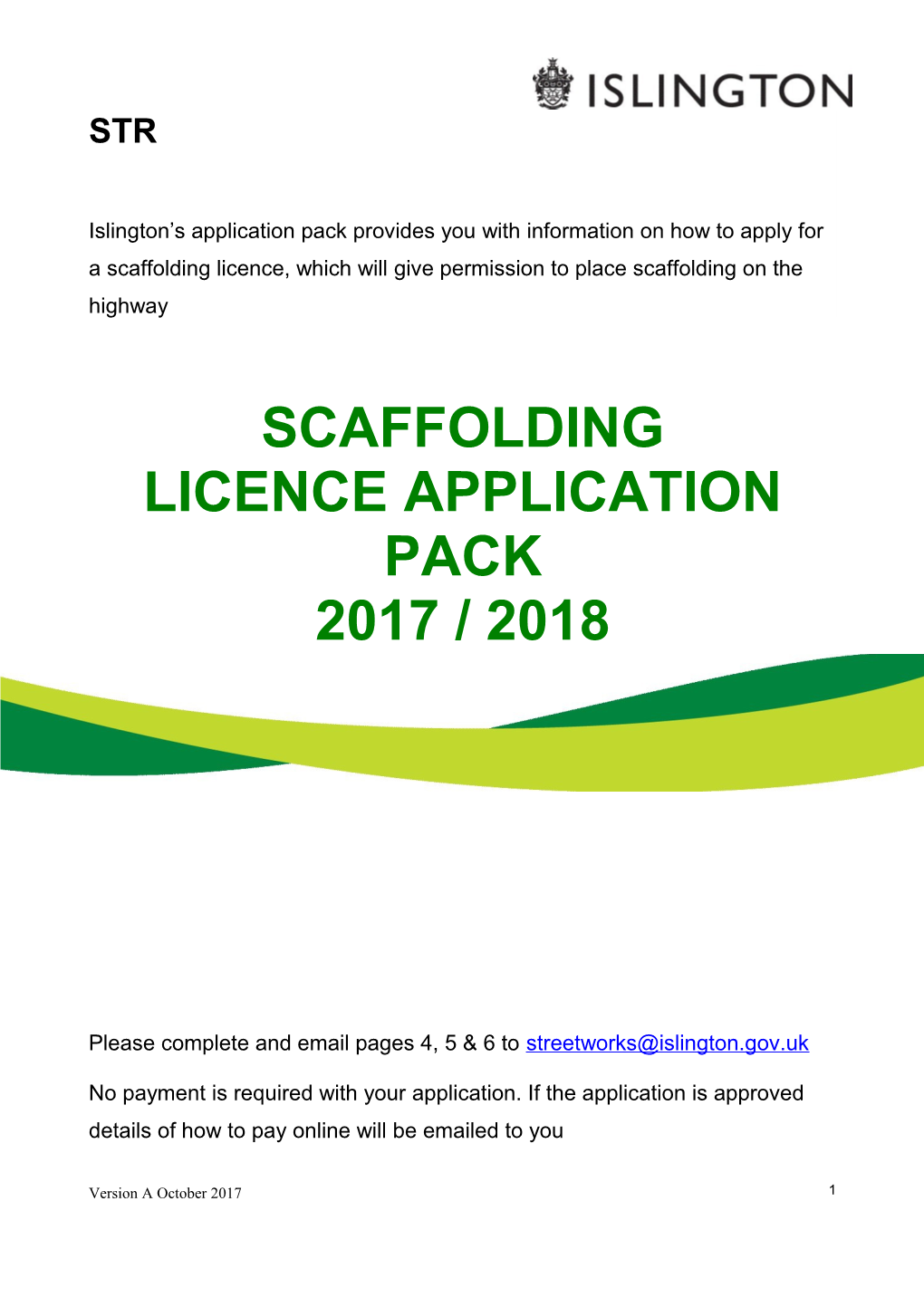 2017 Scaffolding Application Ver a Oct 17
