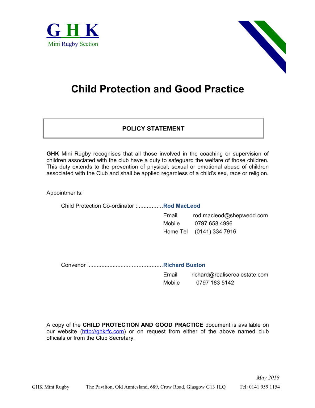 Child Protection and Good Practice