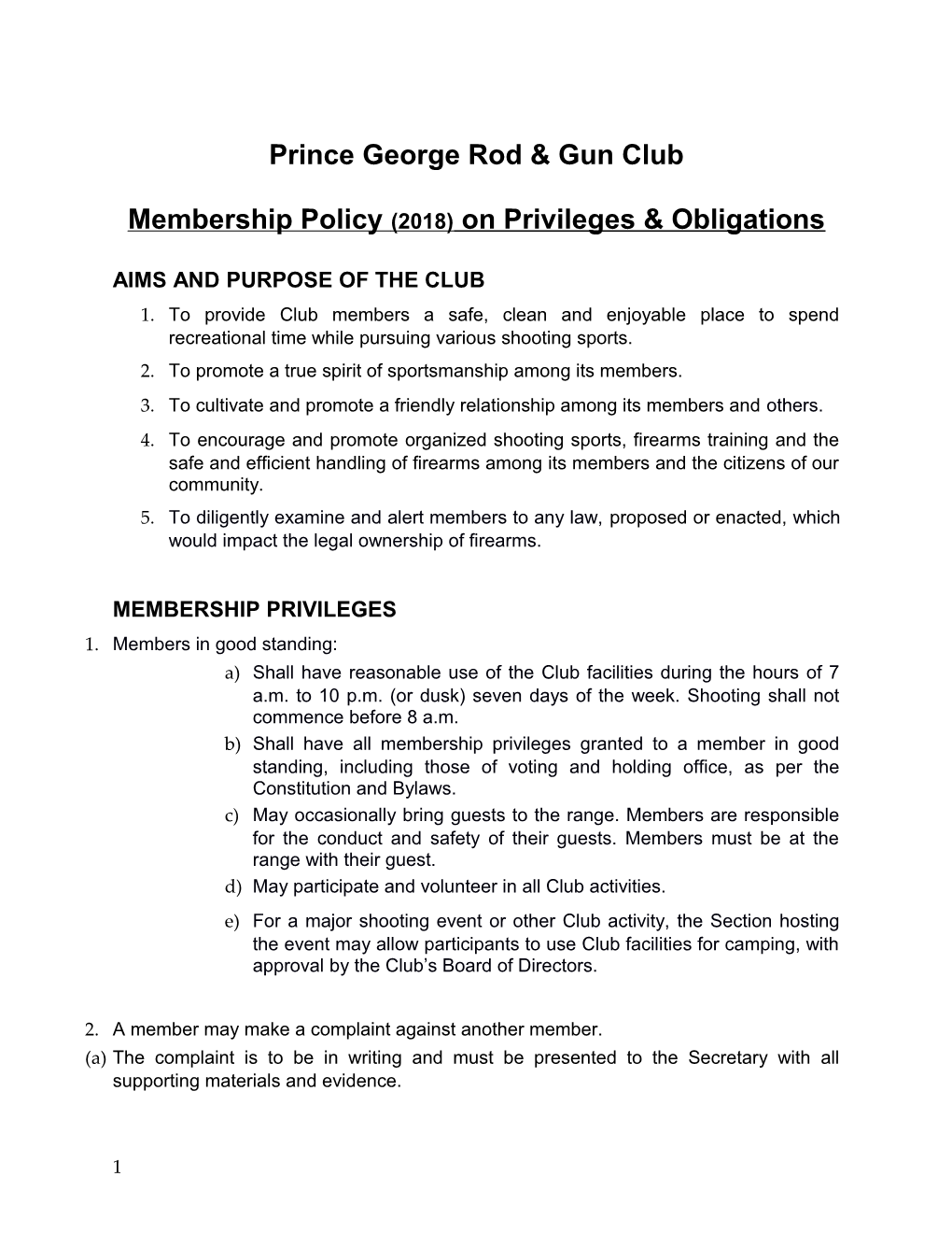 Prince George Rod & Gun Club