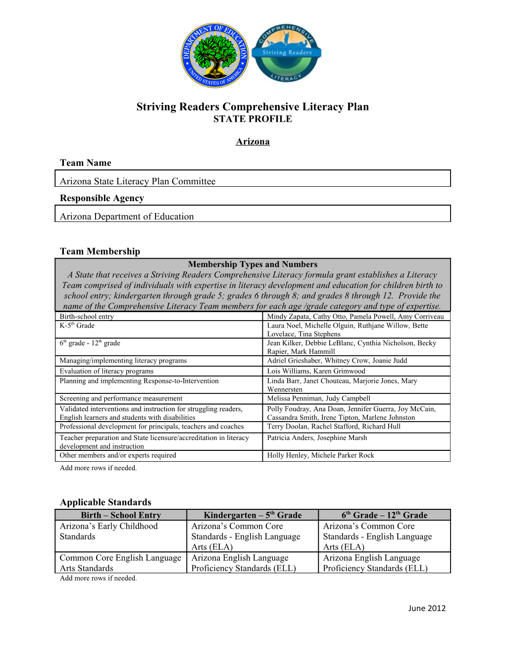 Information About Arizona SRCL (MS Word)