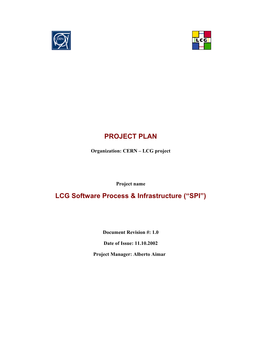 Organization: CERN LCG Project