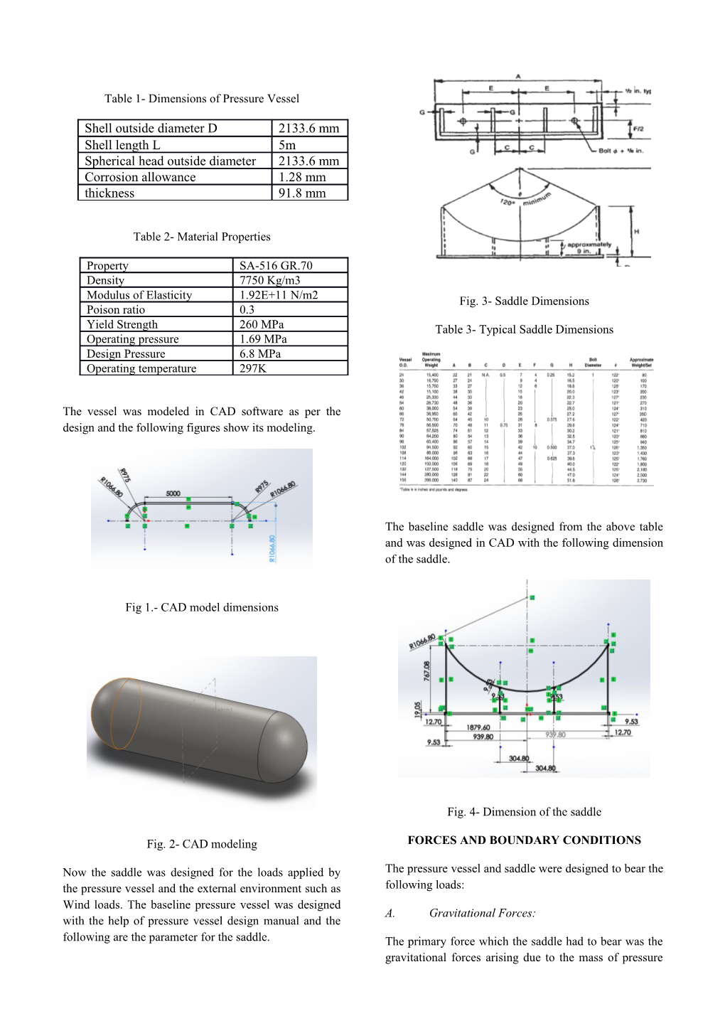 Finite Element Analysis of Horizontal Pressure Vessels Saddle