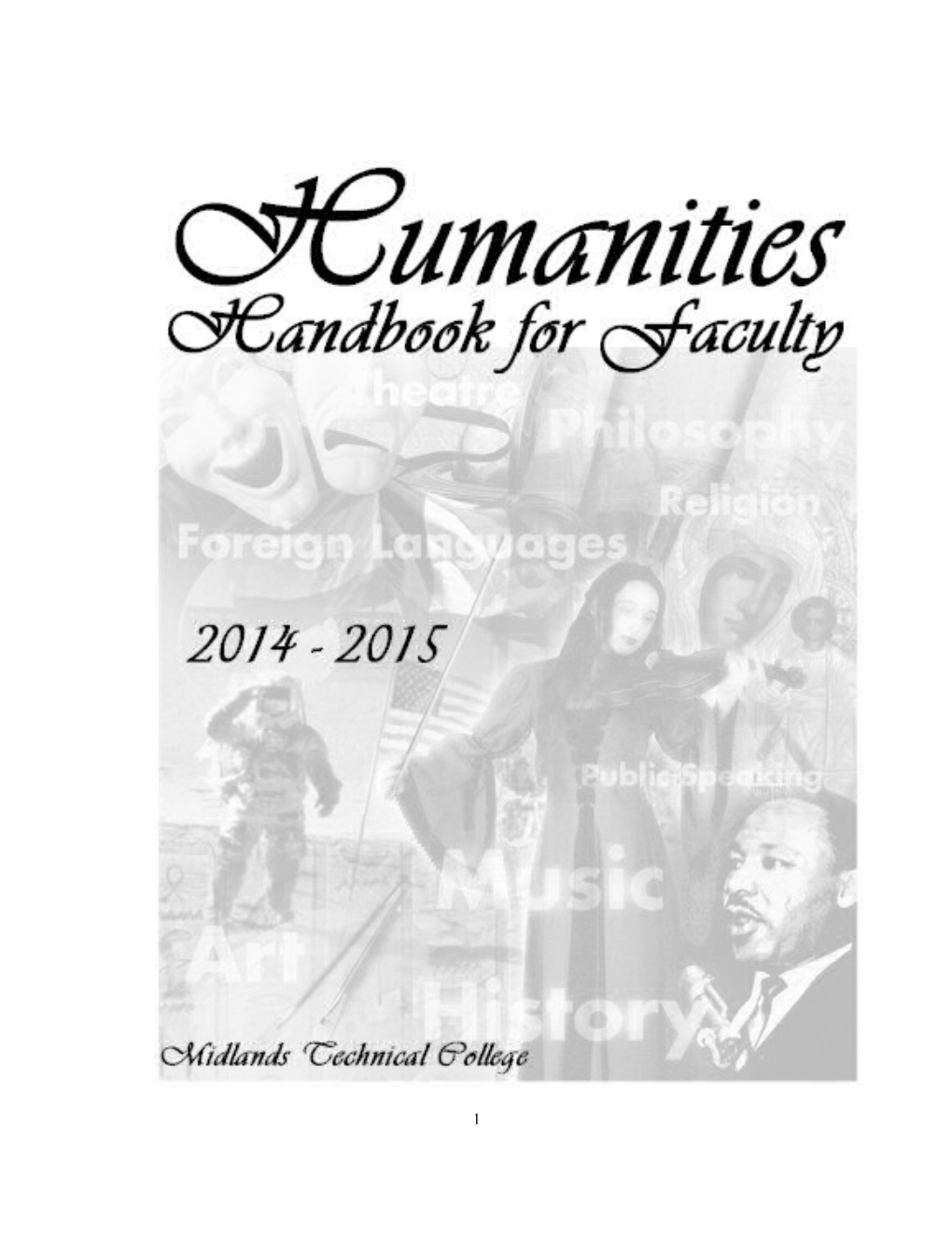 General Information for Humanities Faculty