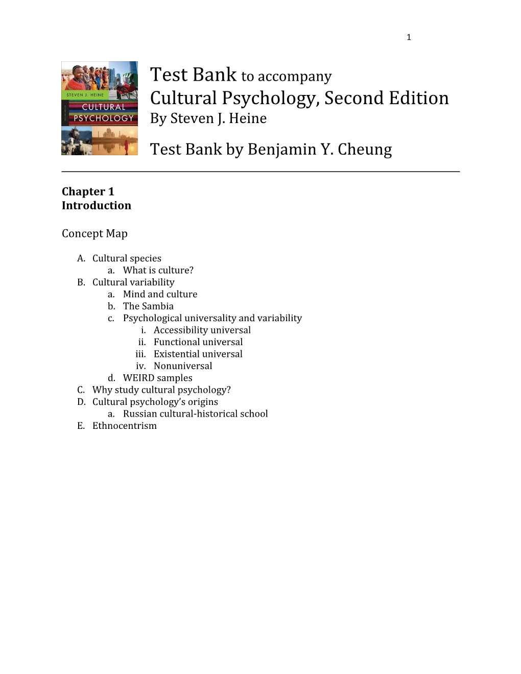 Cultural Psychology, Second Edition