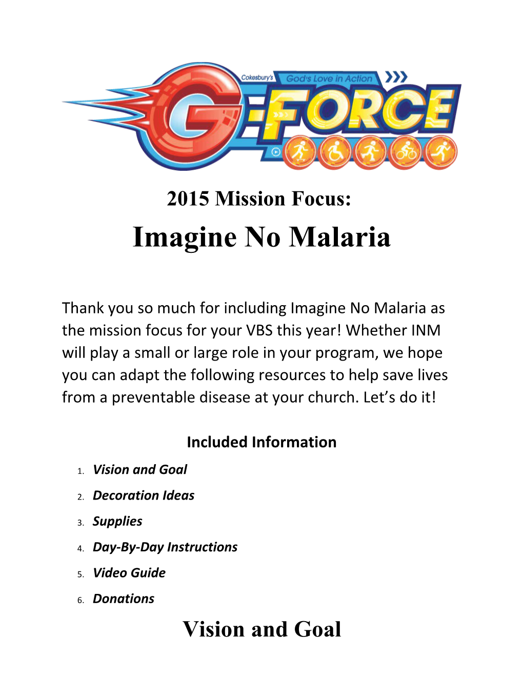 2015 Mission Focus