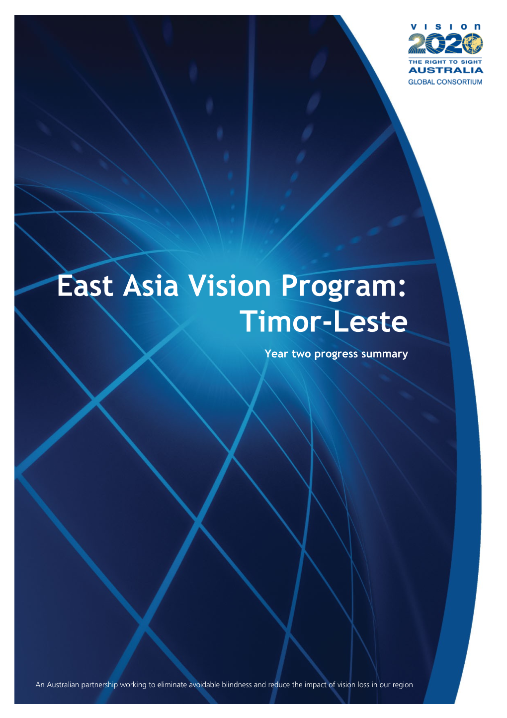 East Asia Vision Program: Timor-Leste