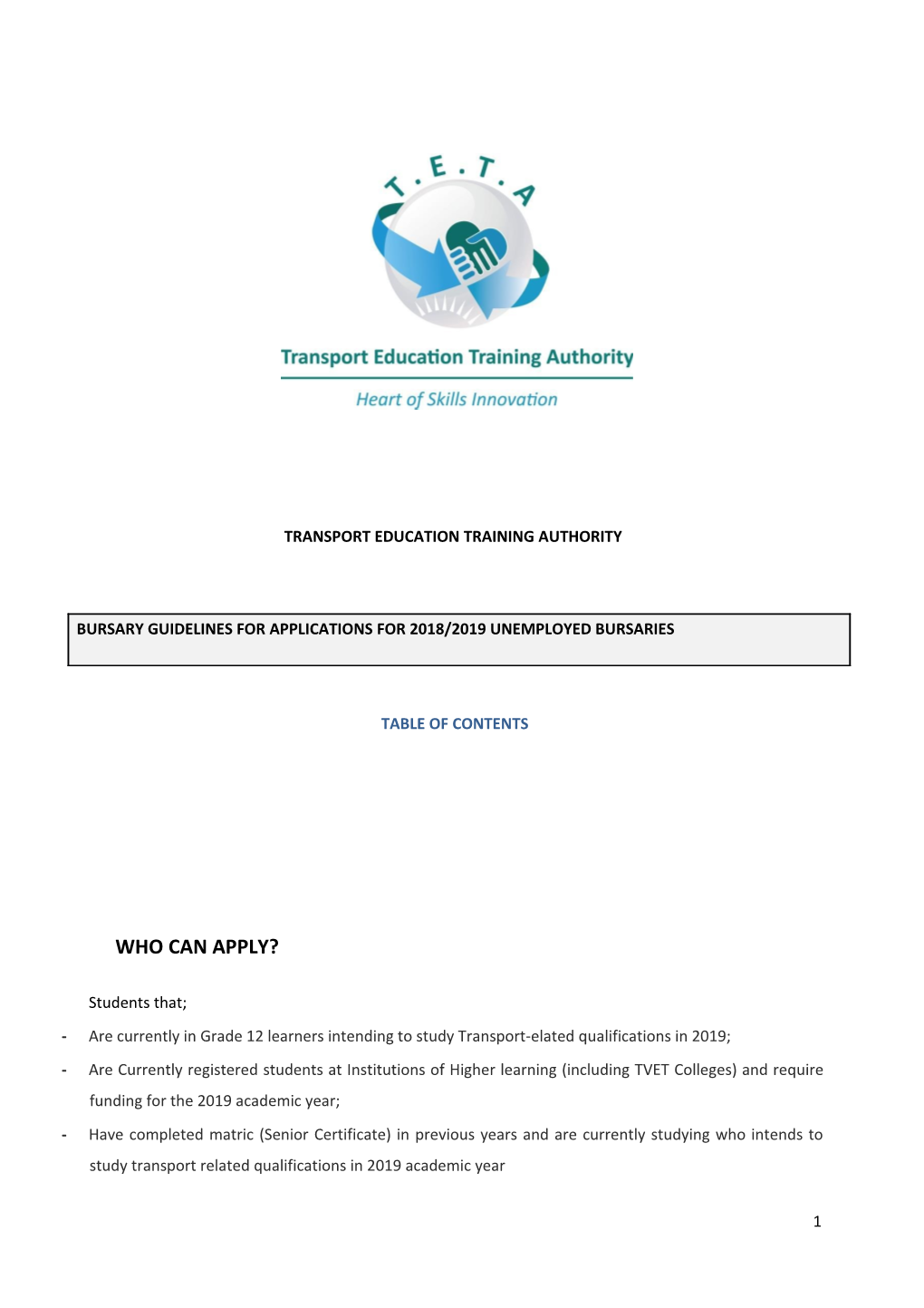 Transport Education Training Authority