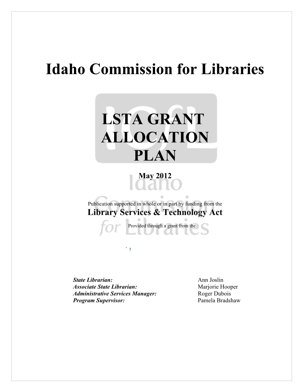 Idaho Commission for Libraries