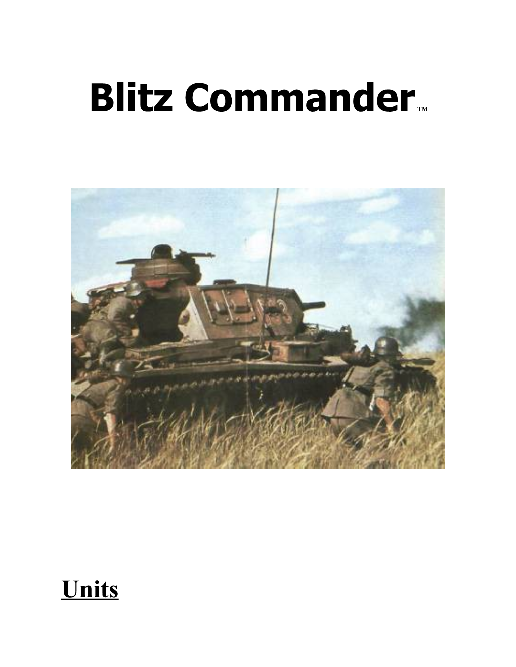 Blitz Commandertm