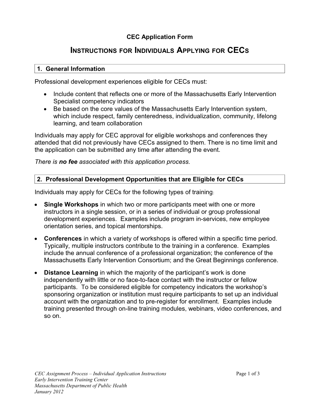 CEC Application Form