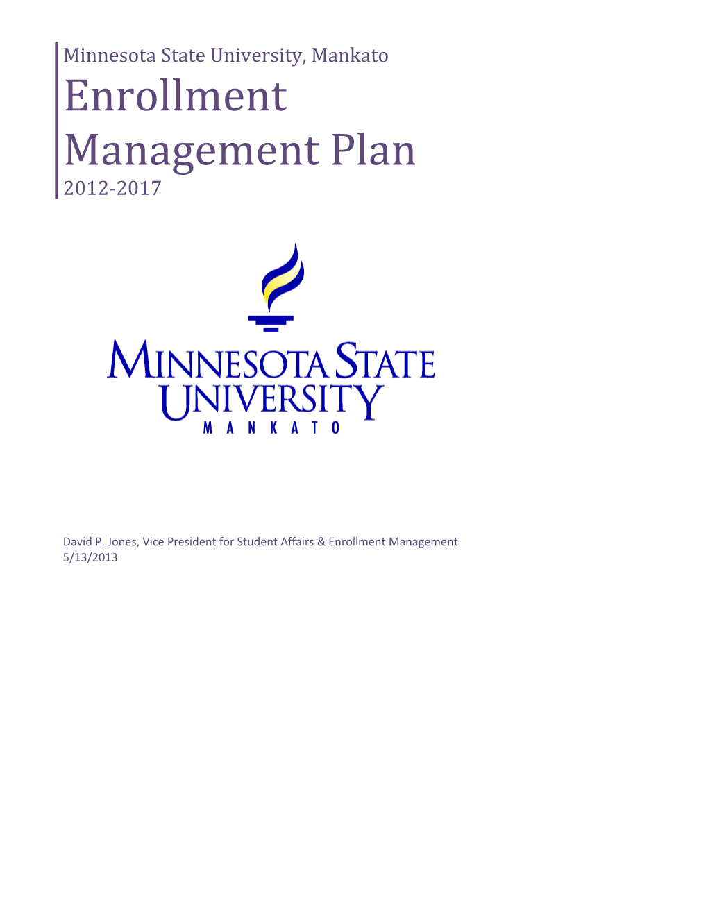 Enrollment Management Plan