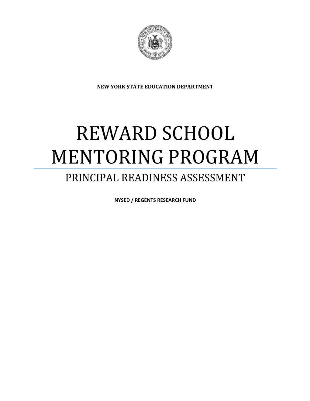 Reward School Mentoring Program