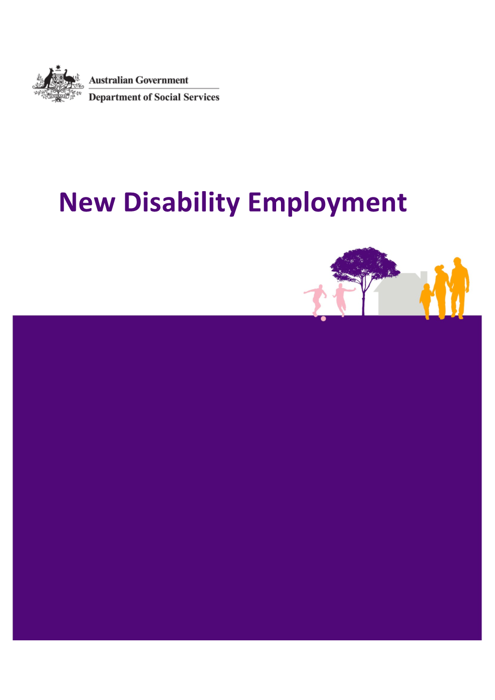 New Disability Employment Services from 2018 Discussion Paper
