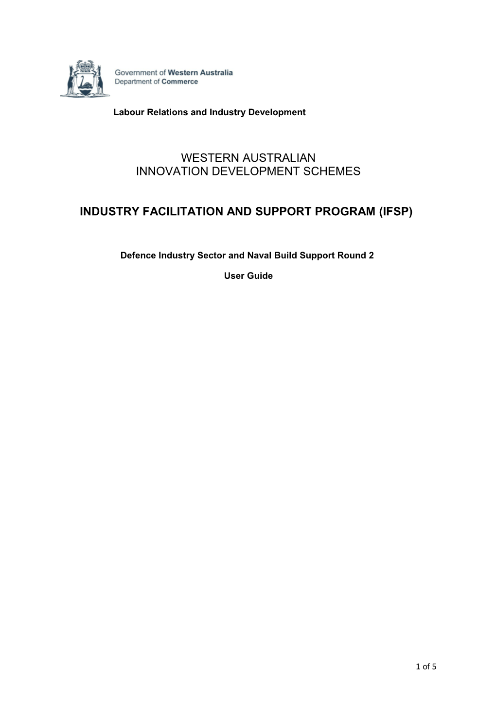 Labour Relations and Industry Development