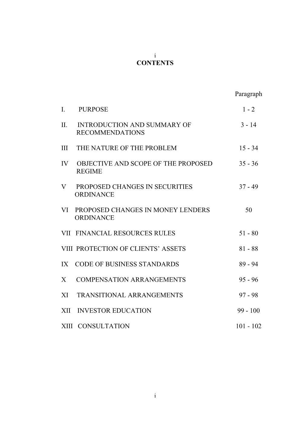 Ii.Introduction and Summary of Recommendations