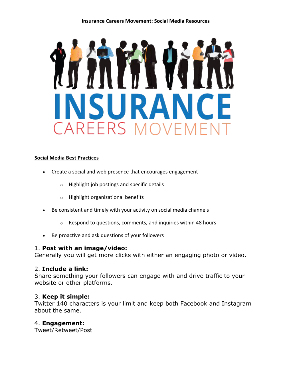 Insurance Careers Movement: Social Media Resources