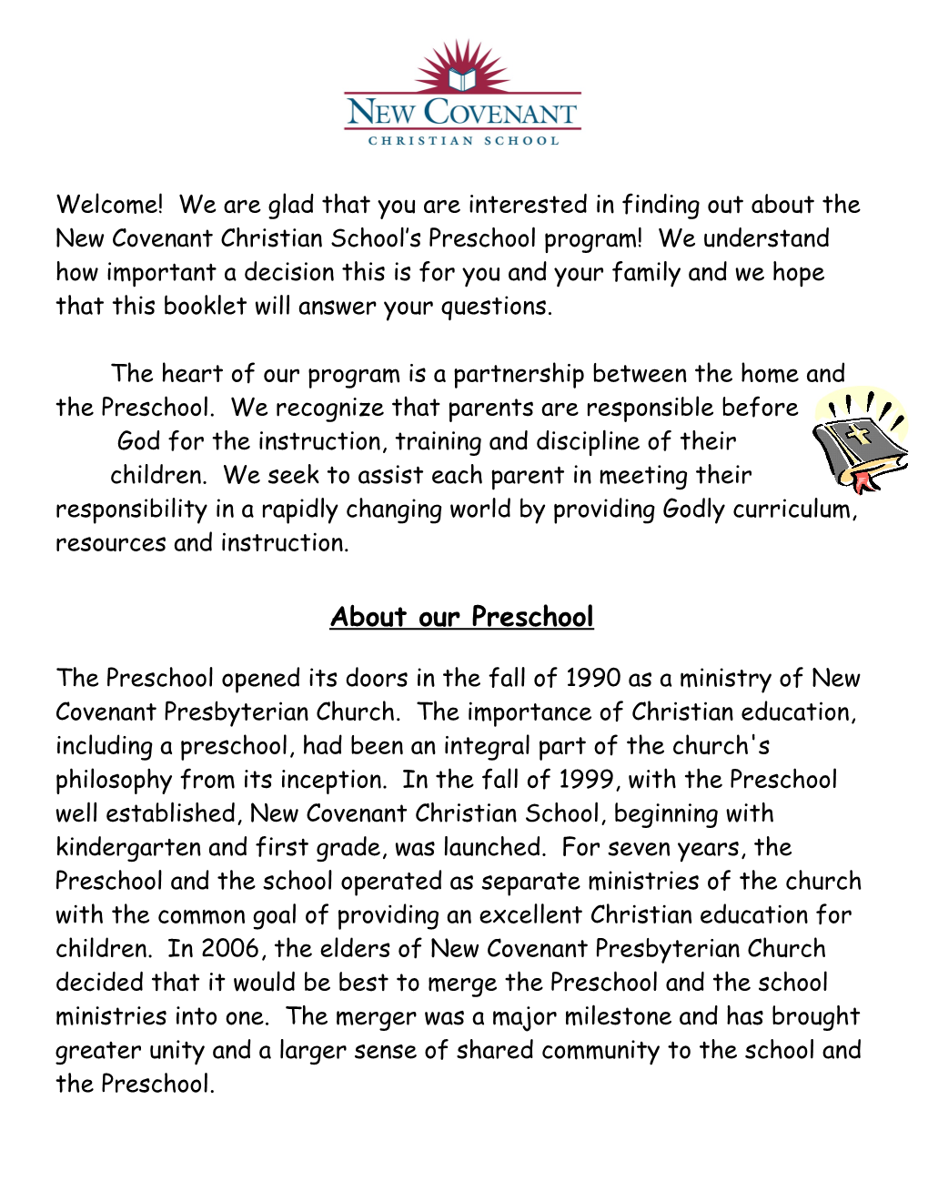 About Our Preschool