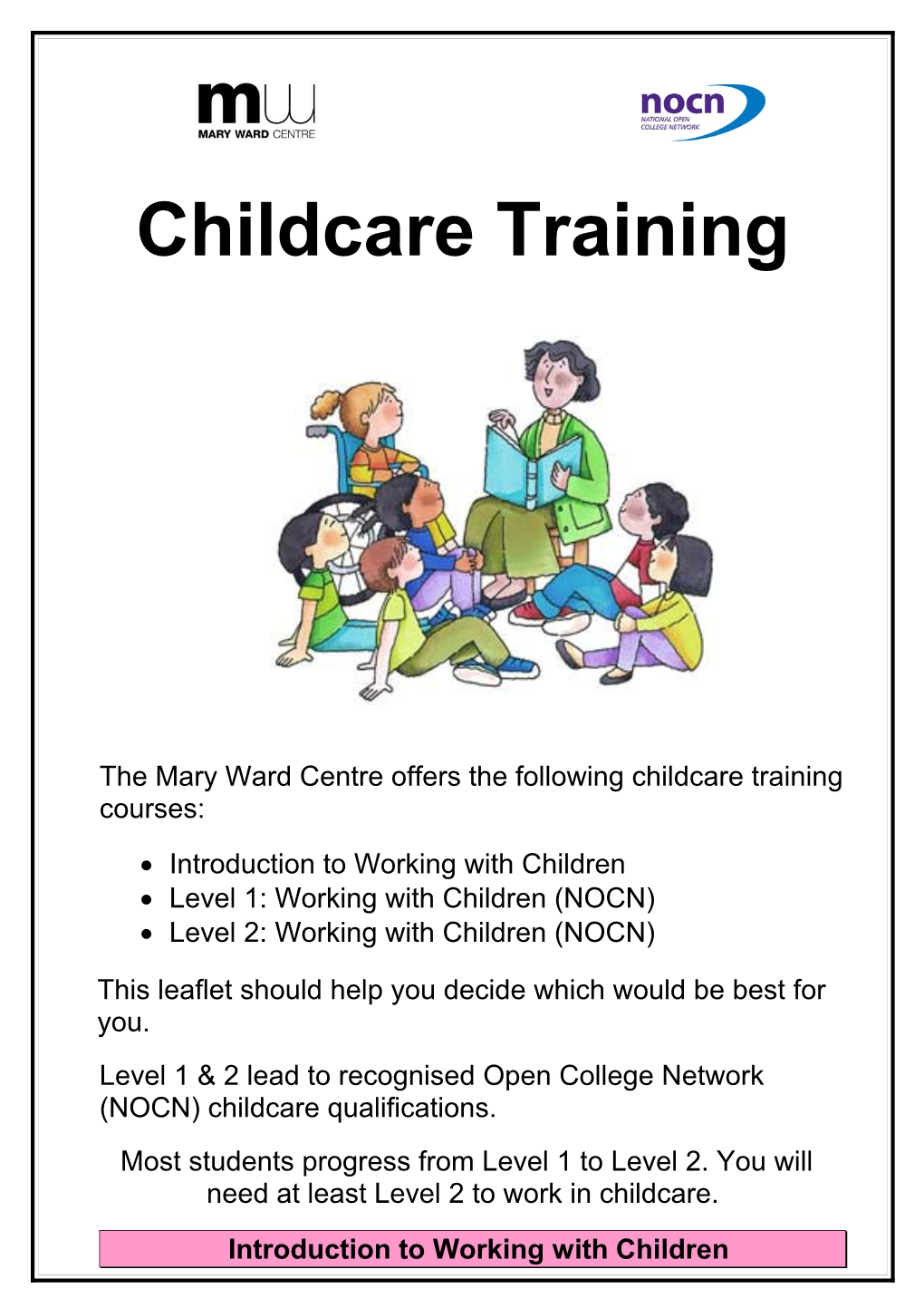 Childcare Training