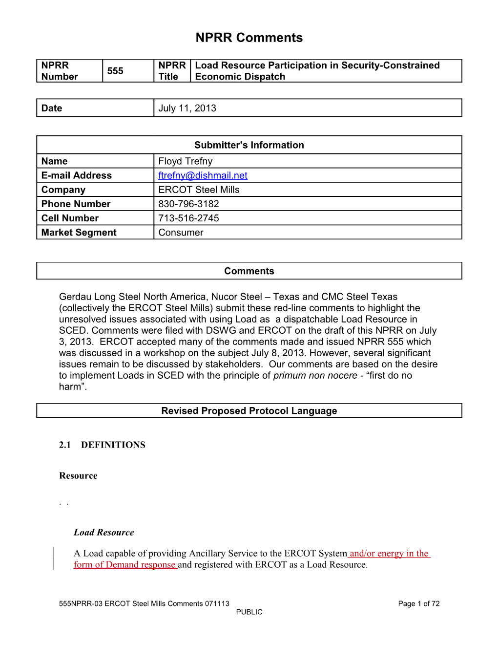 Aggregate Load Resource (ALR)