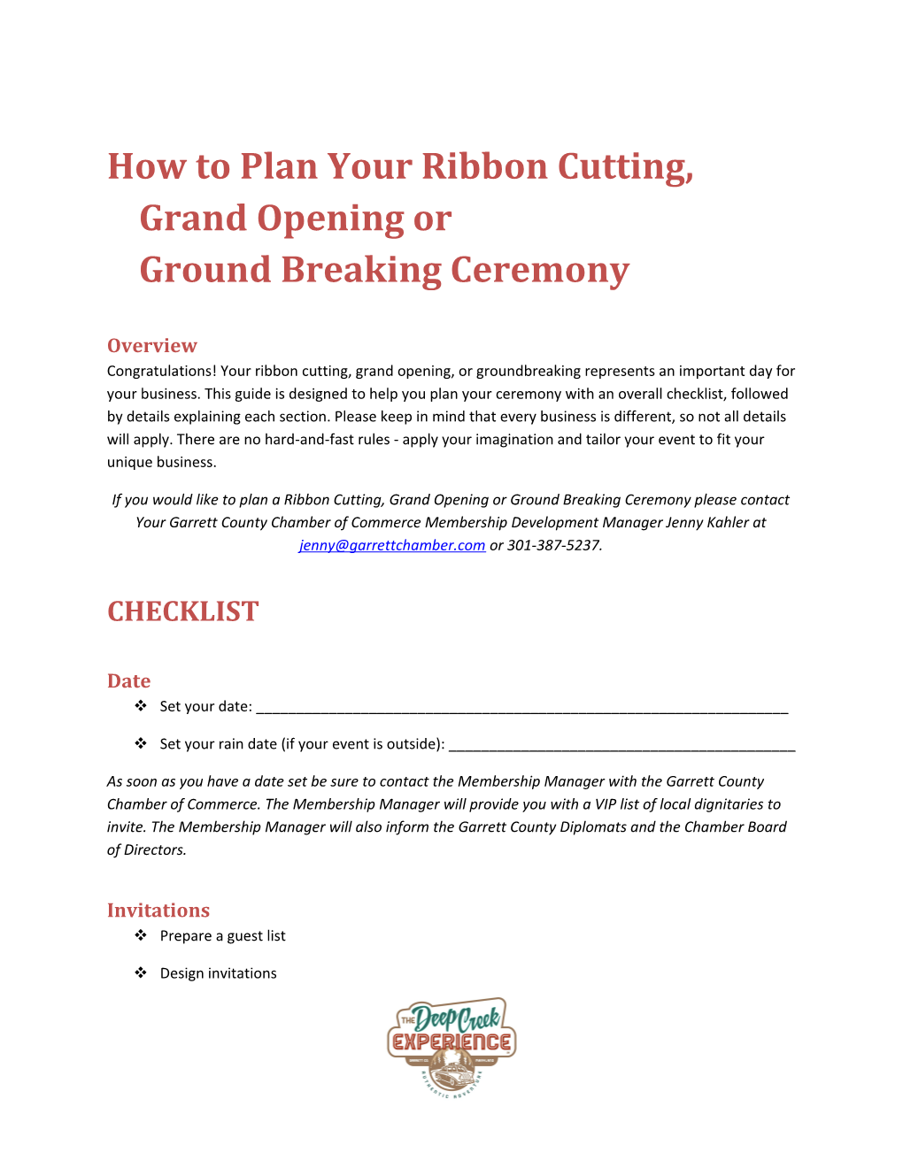 How to Plan Your Ribbon Cutting, Grand Opening Or Ground Breaking Ceremony