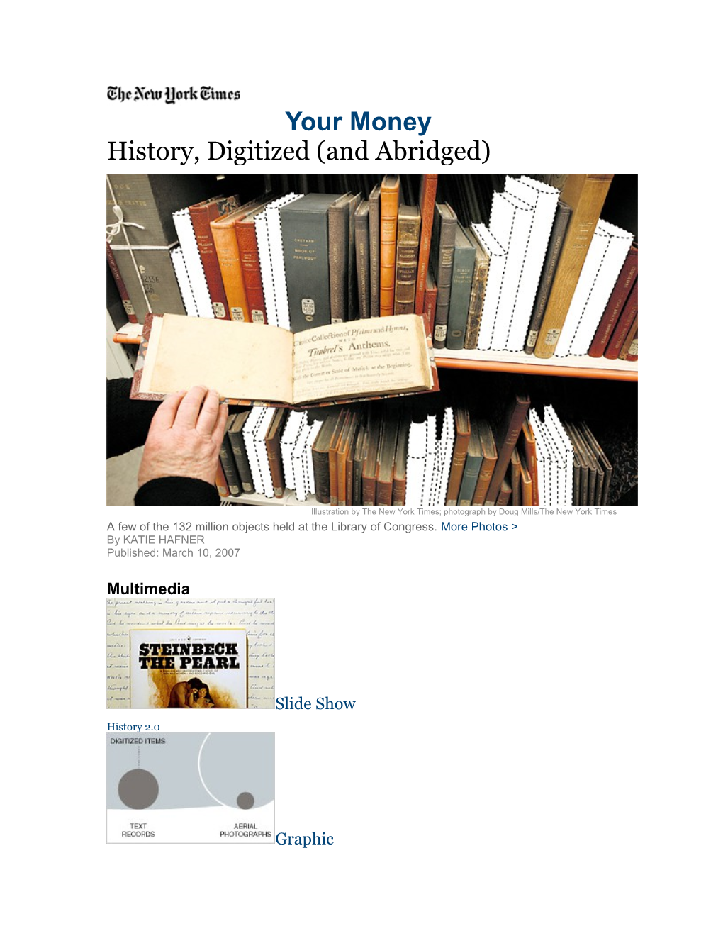 History, Digitized (And Abridged)