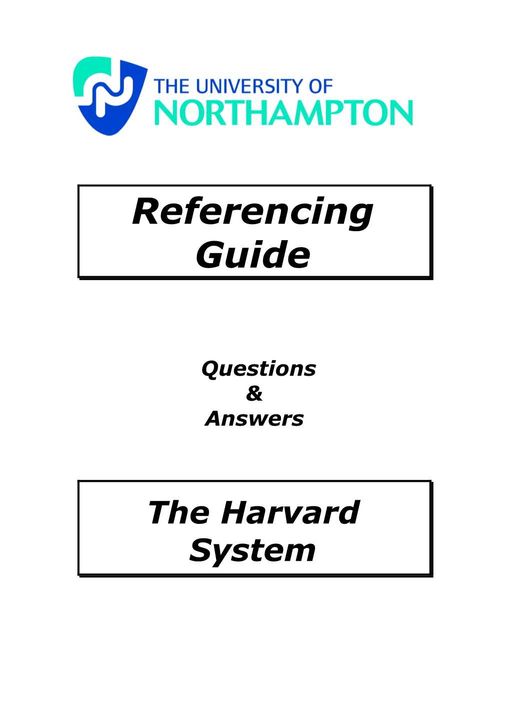 Referencing Guide