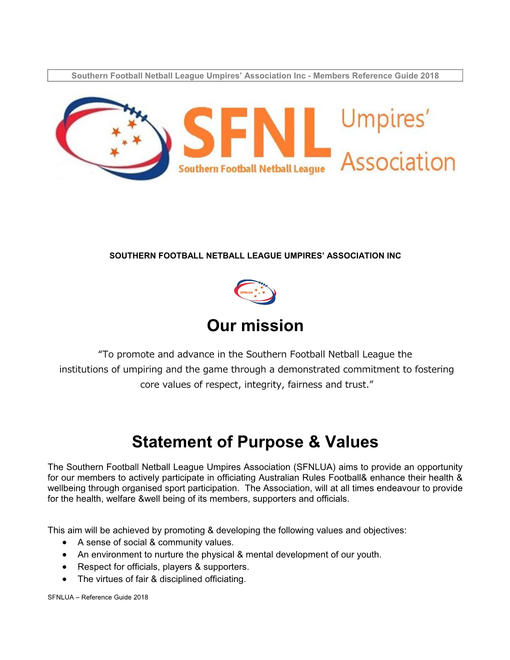 Southern Football League Umpires Association Incorporated