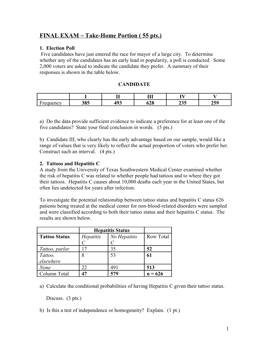 Chi-Square Tests of Independence and Homogeneity