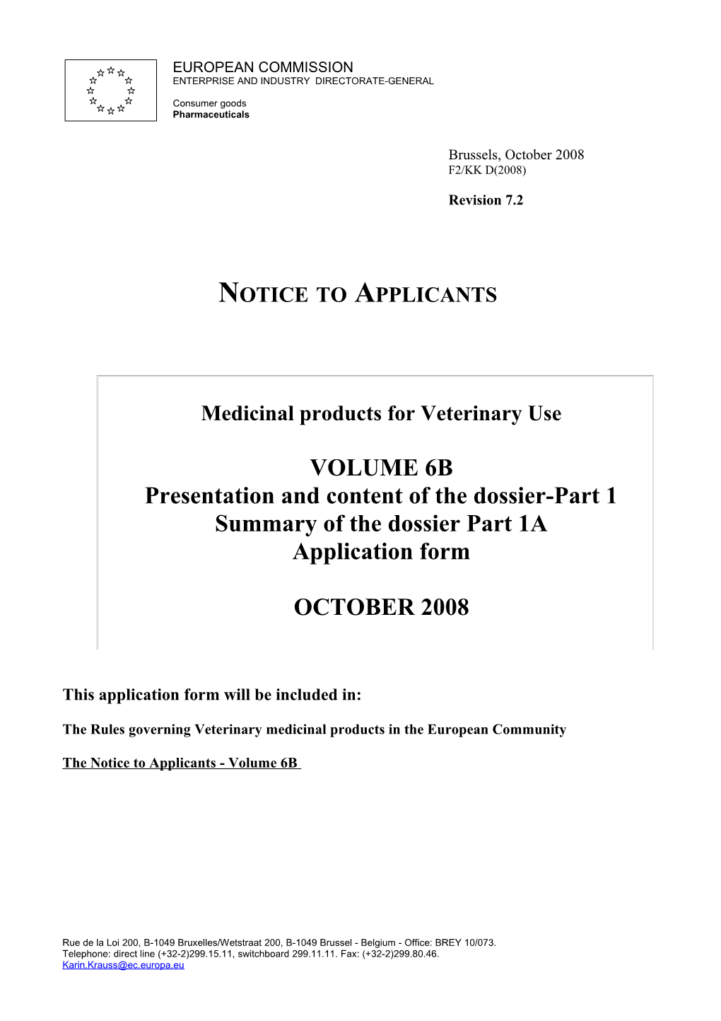 Medicinal Products for Veterinary Use