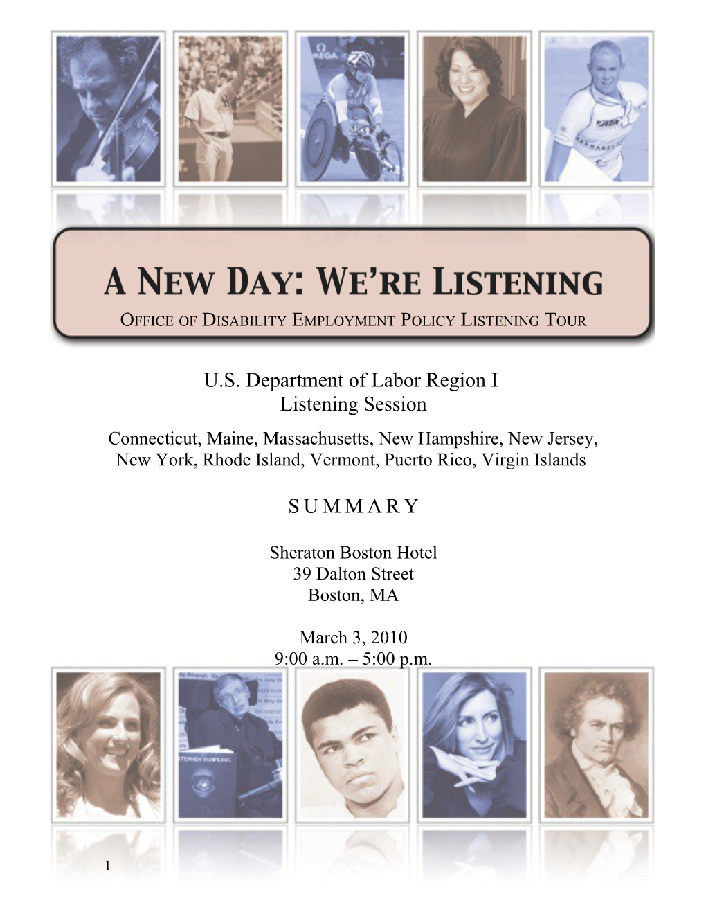 A New Day: We Re Listening