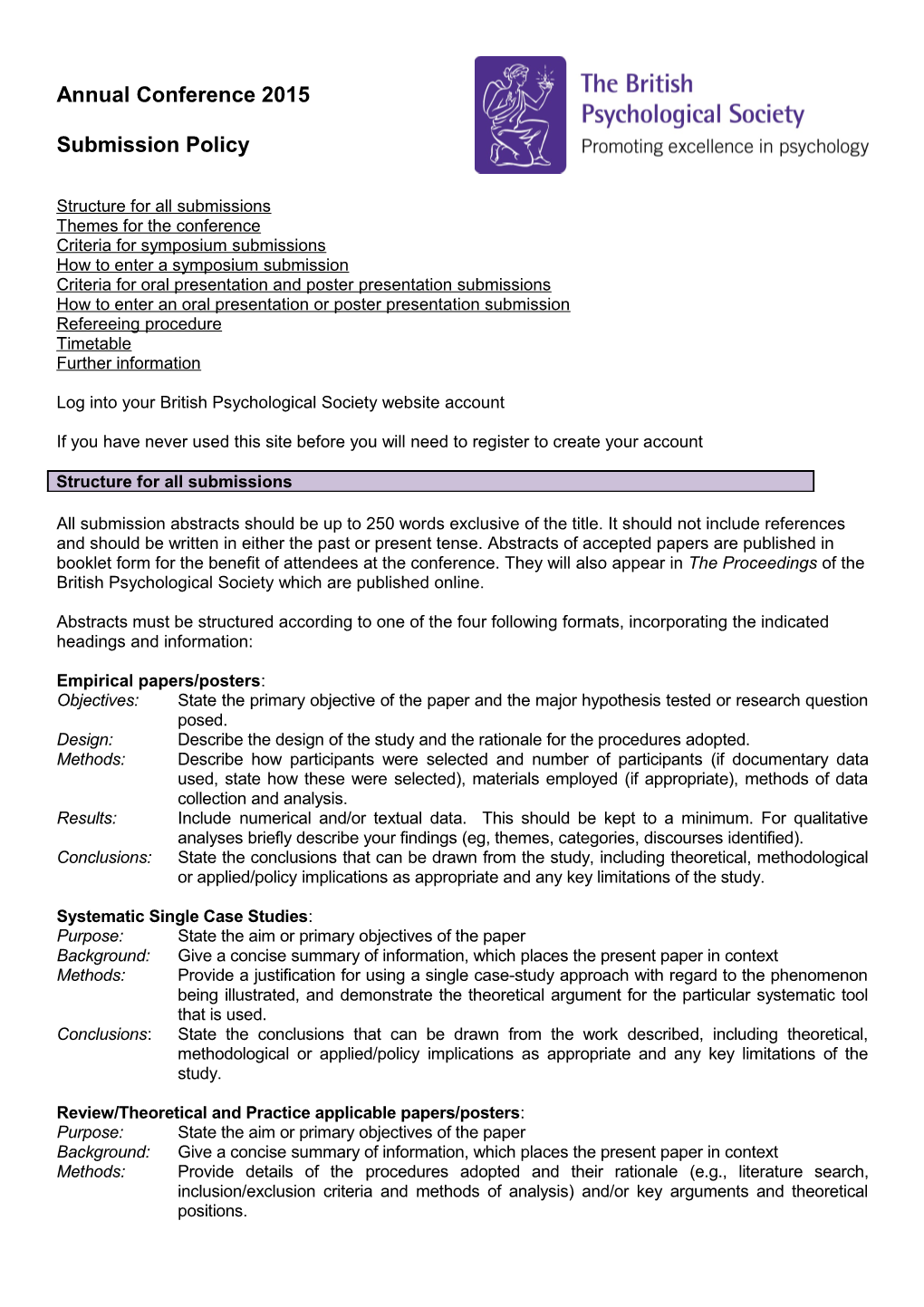 ITC 2008 Conference Guidelines for Submission