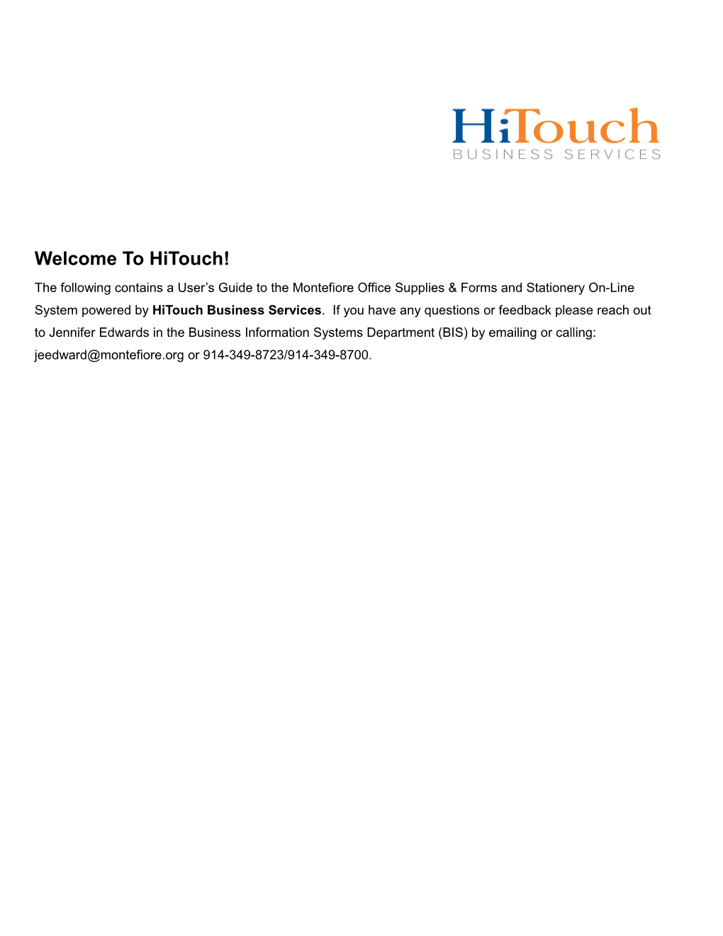 Welcome to Hitouch!