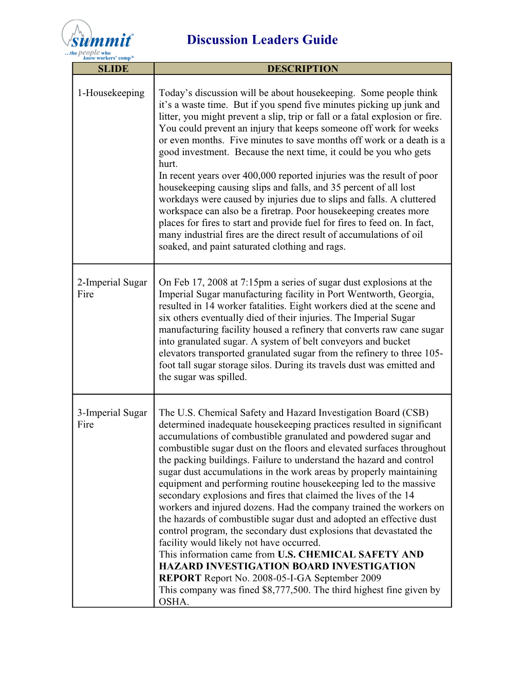 Discussion Leaders Guide