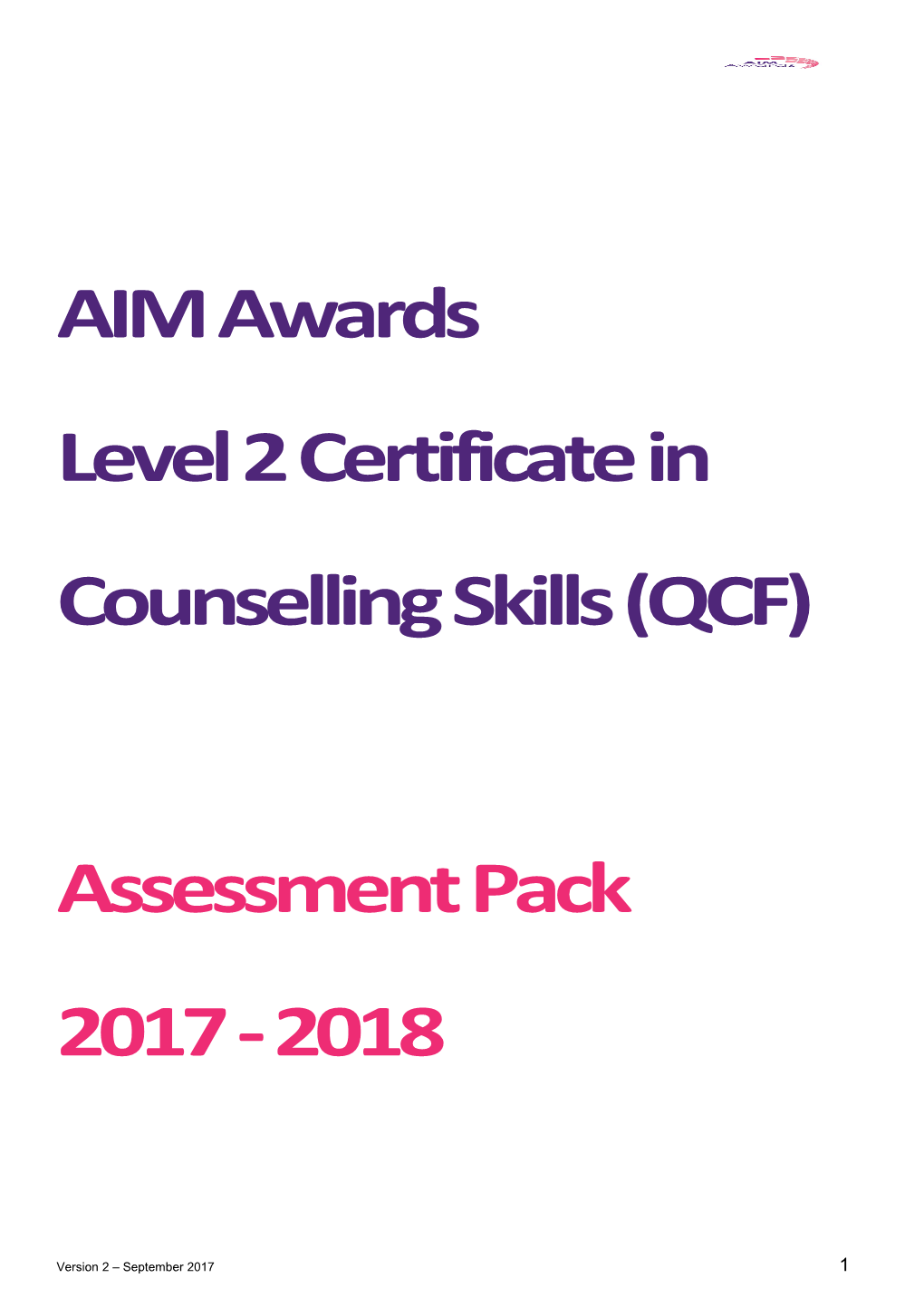 Level 2 Certificate in Counselling Skills (QCF)
