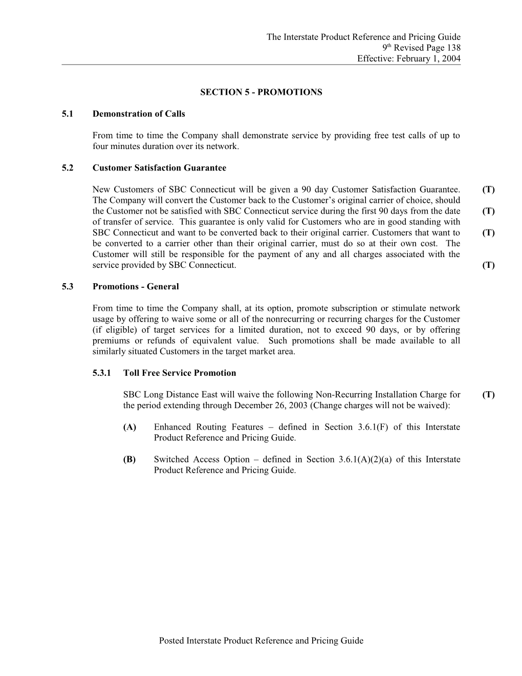 The Interstate Product Reference and Pricing Guide