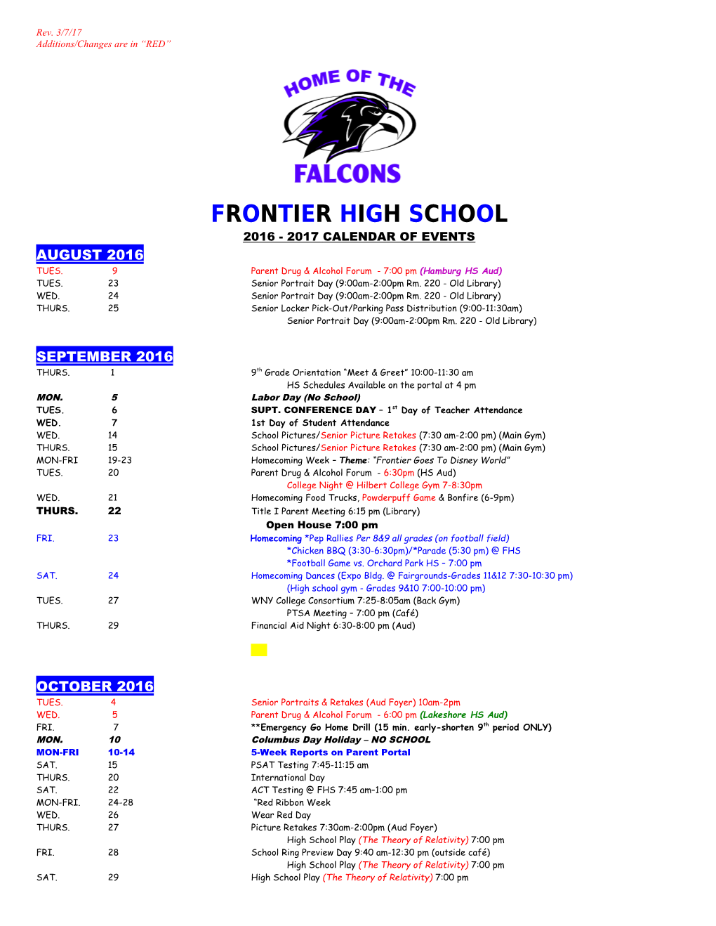 Frontier High School