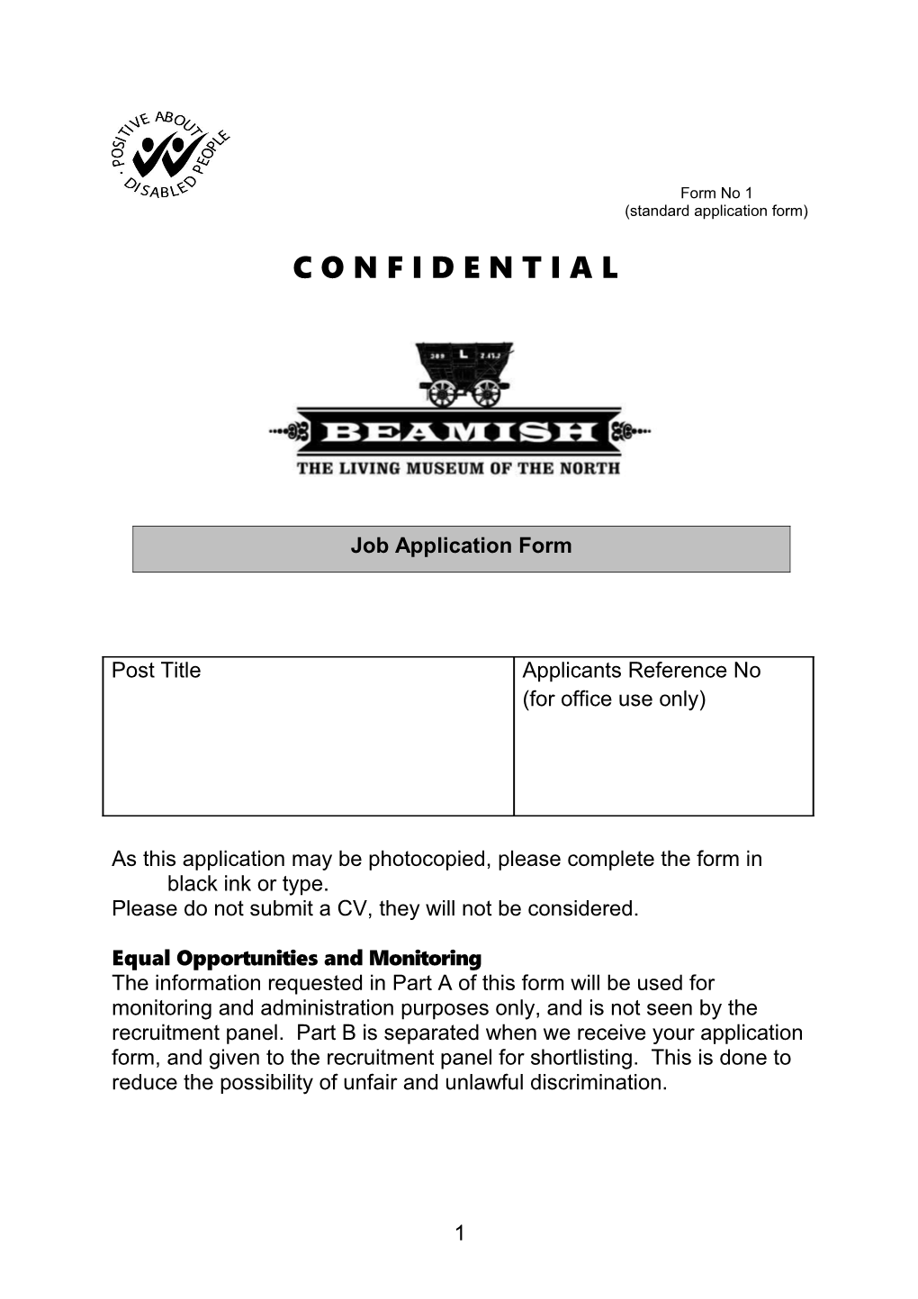 As This Application May Be Photocopied, Please Complete the Form in Black Ink Or Type