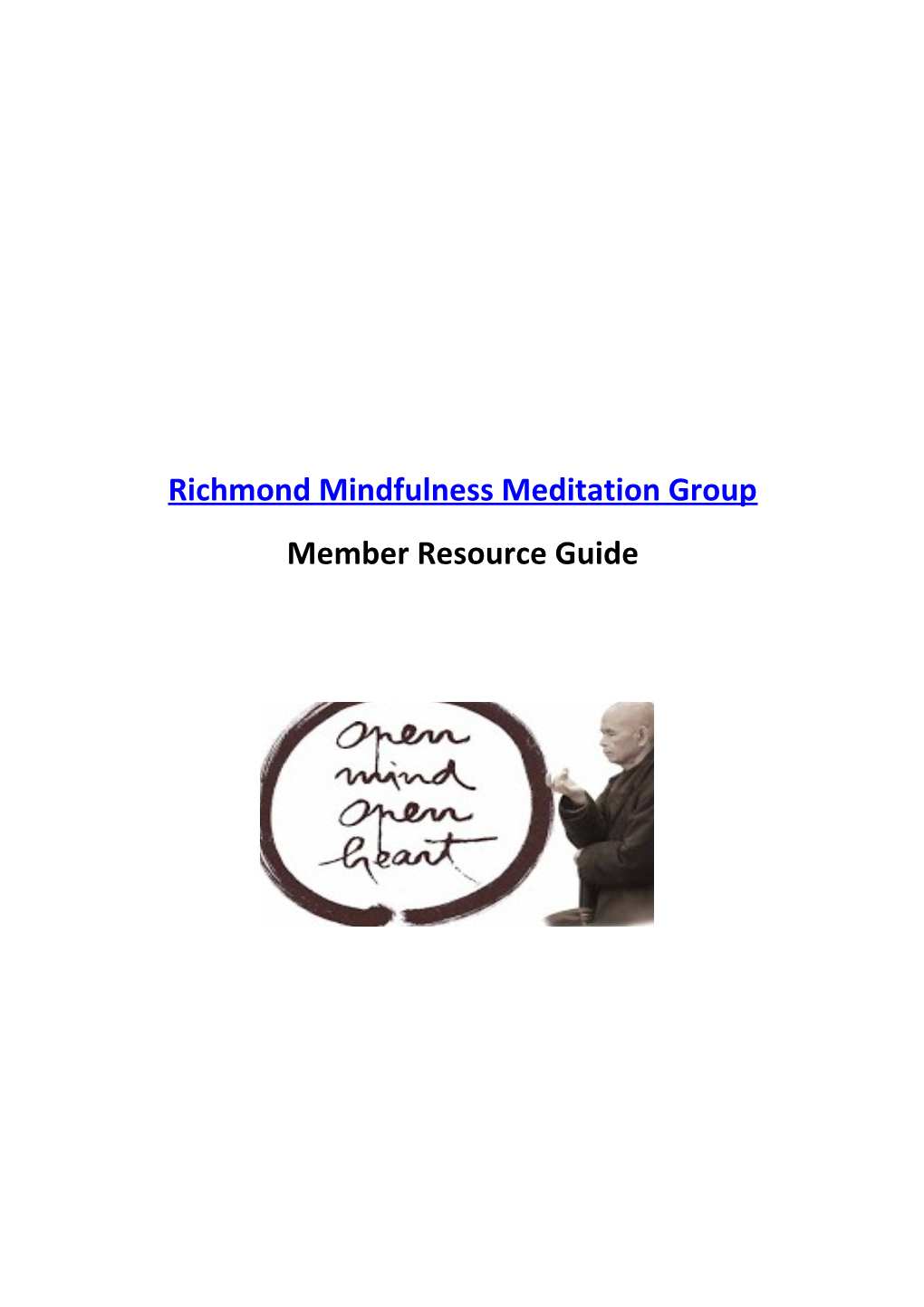 Richmond Mindfulness Meditation Group