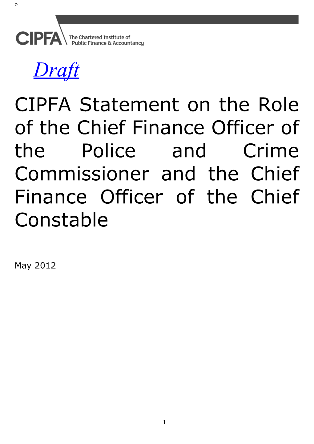 The CFO in a Public Service Organisation Is a Key Member of the Leadership Team, Helping