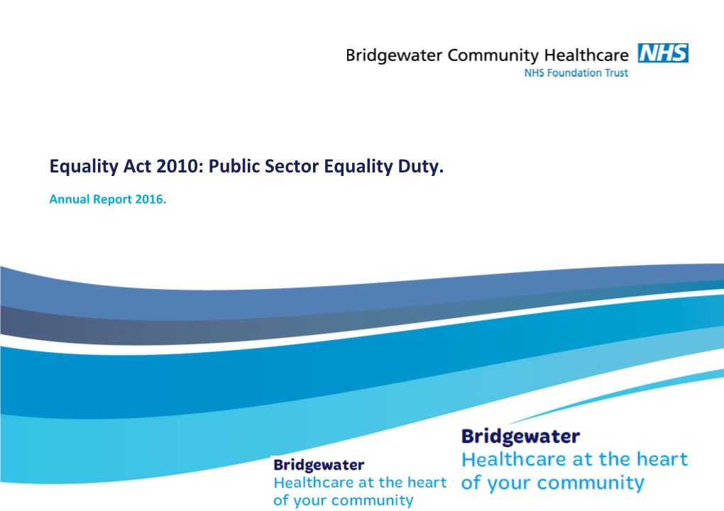 Equality Act 2010: Public Sector Equality Duty