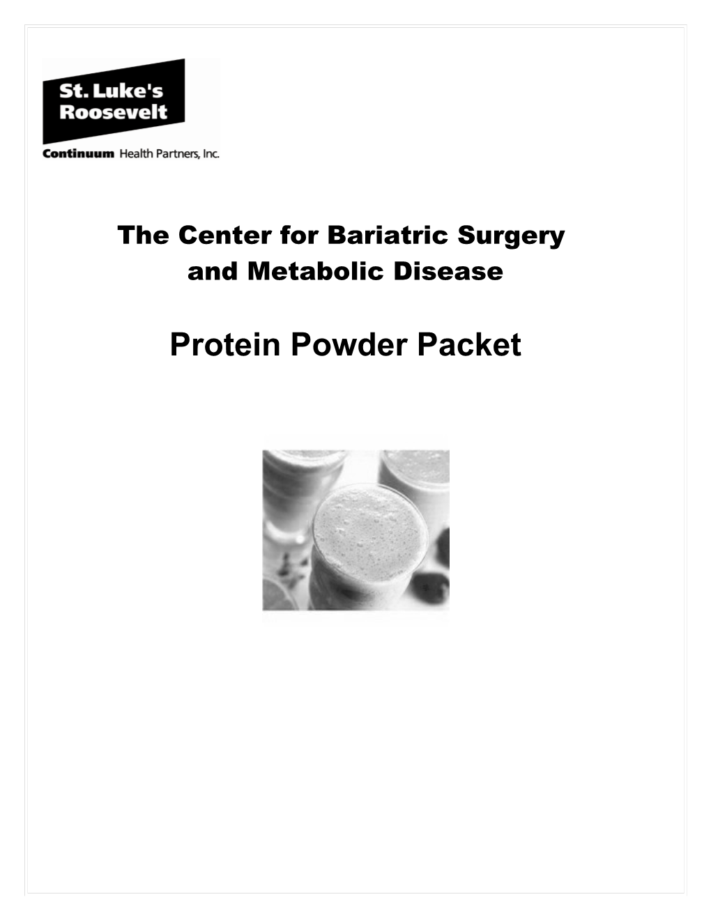 The Center for Bariatric Surgery