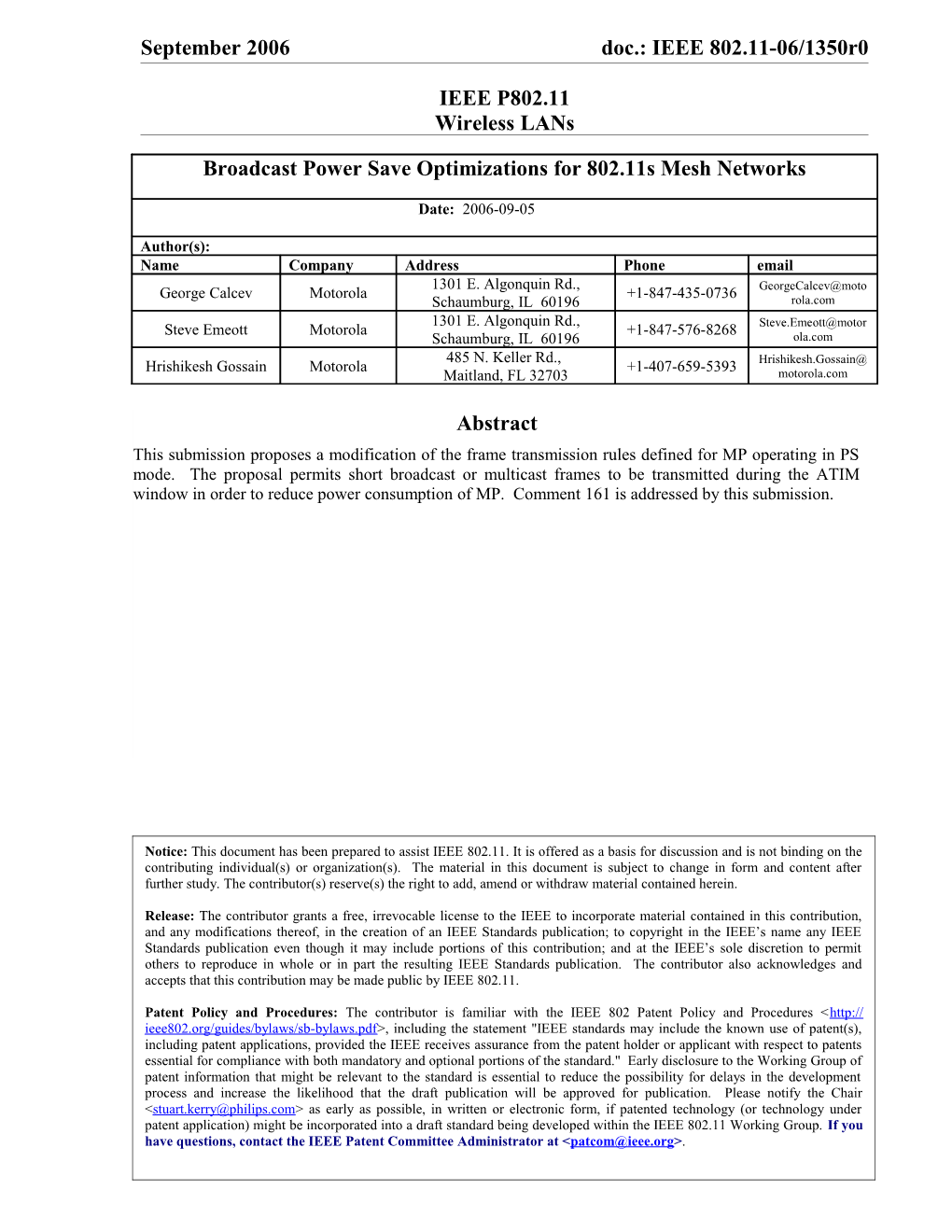 11A.8Power Management in a Mesh (Optional)