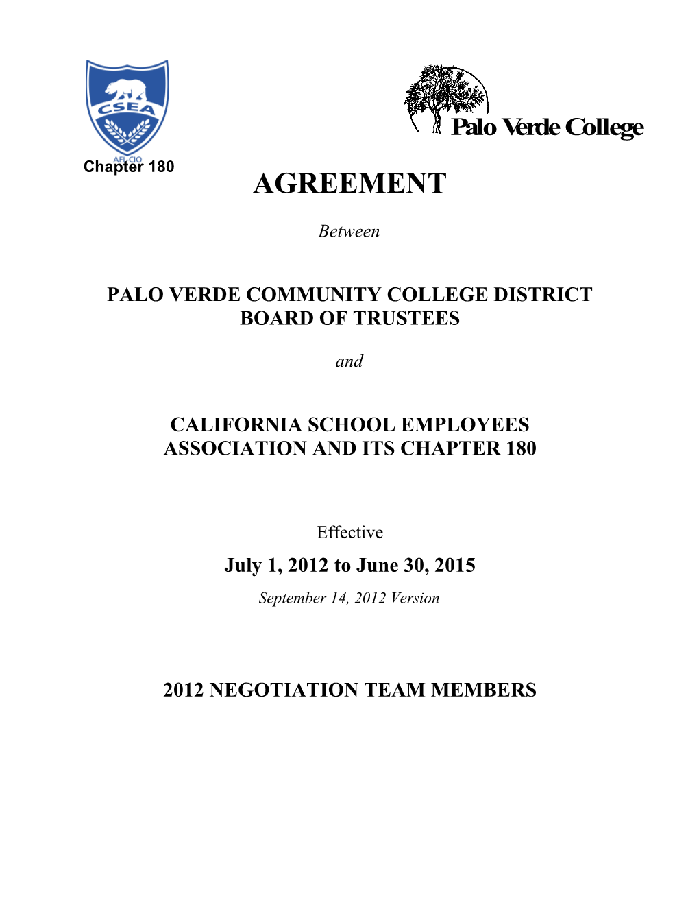 Palo Verde Community College District
